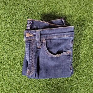 J.Crew Mid-Rise Skinny Jeans Dark Wash Stretch‎ Denim Womens Size 28